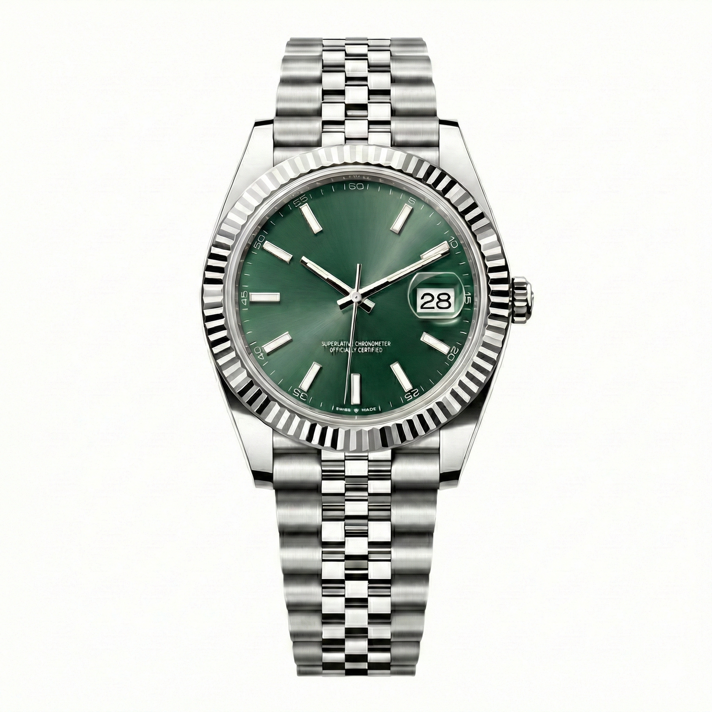 Datejust 41mm Green Dial Jubilee Bracelet 126334